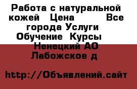Работа с натуральной кожей › Цена ­ 500 - Все города Услуги » Обучение. Курсы   . Ненецкий АО,Лабожское д.